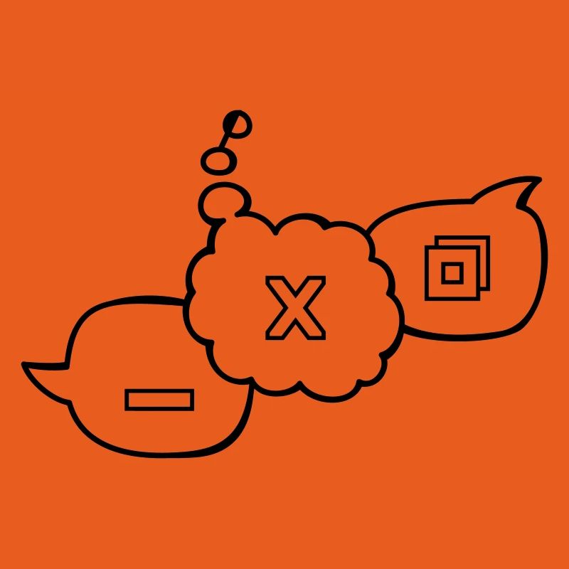 Computer speech bubbles