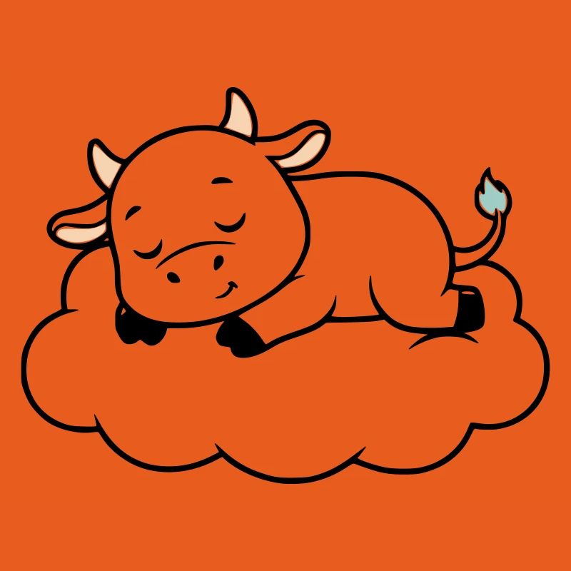 Nuage de Vache endormi Bébé de rêve