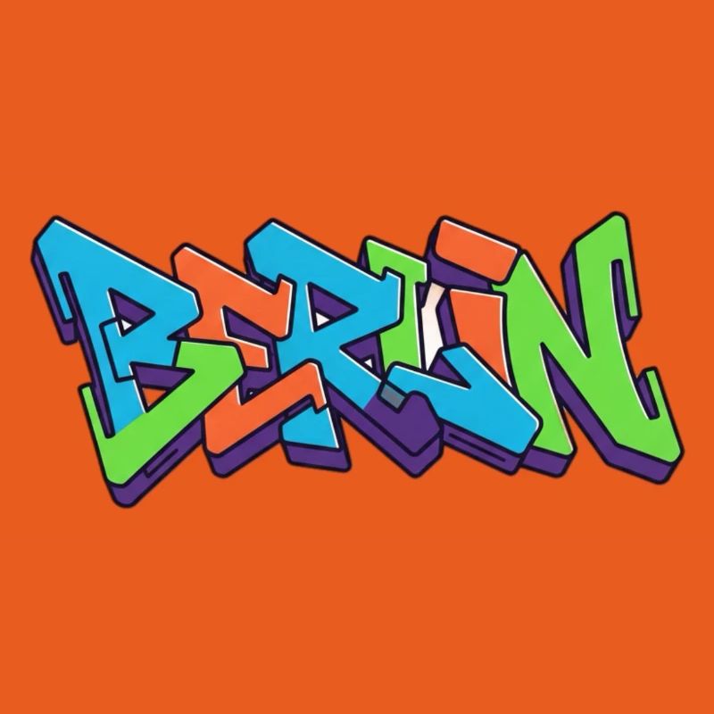 Berlin Streets Graffiti Colour Explosion