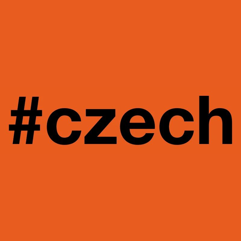 TCHÈQUE Hashtag République tchèque tchèque