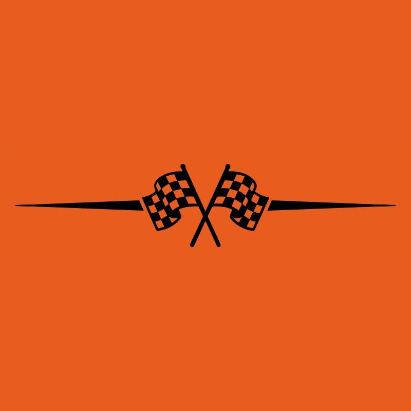 Icône de course de drapeau de course