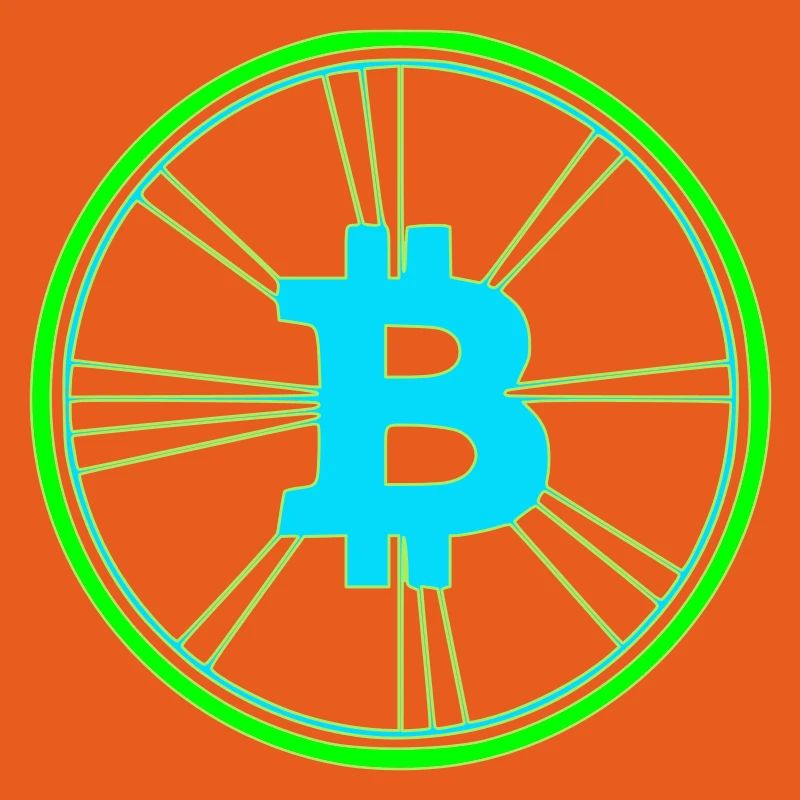 Bitcoin Wireframe Speed Future Vektor
