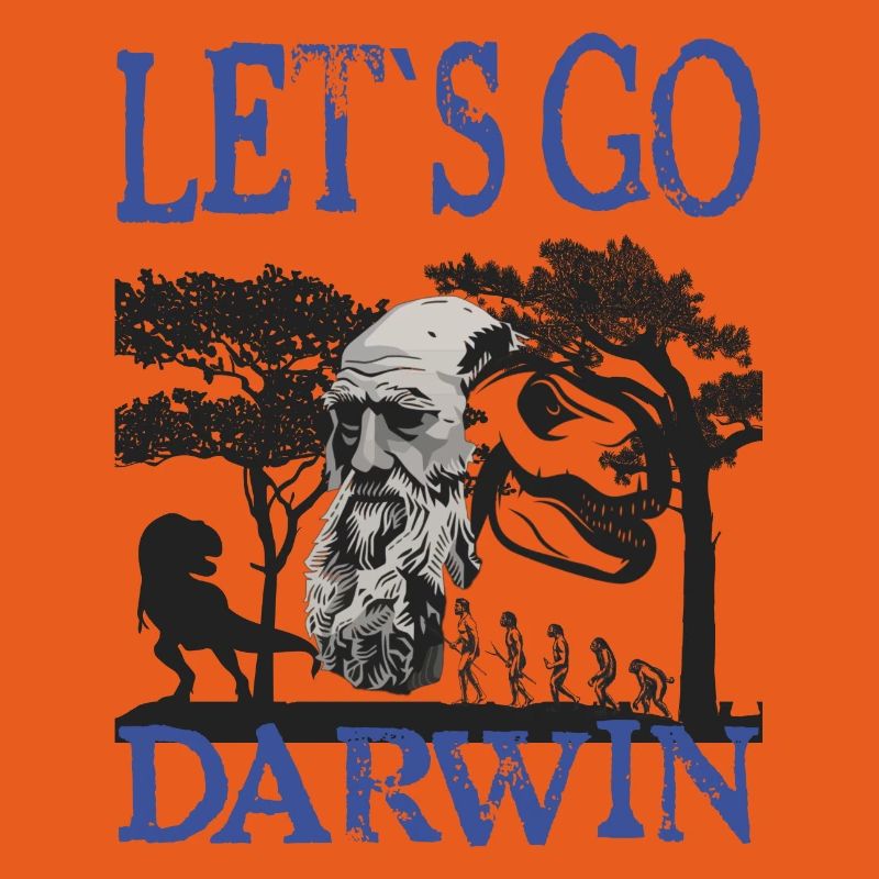 Charles Darwin Evolution textile gift idea