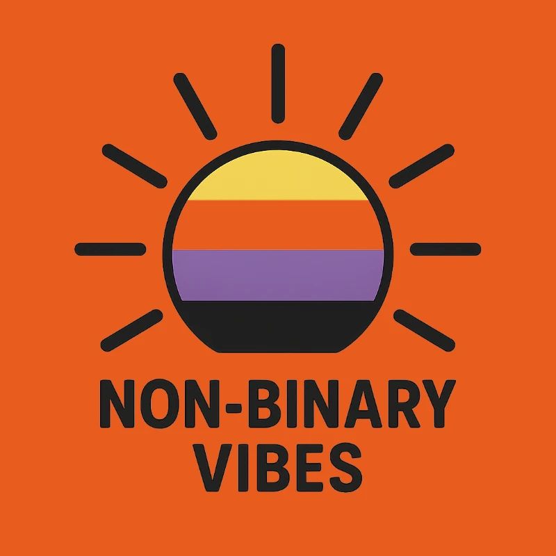 Non-Binary Vibes Sonnenlogo