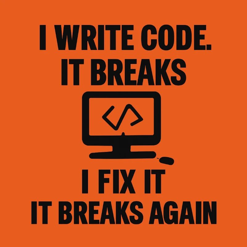 I Write Code – Funny Programmer T-Shirt