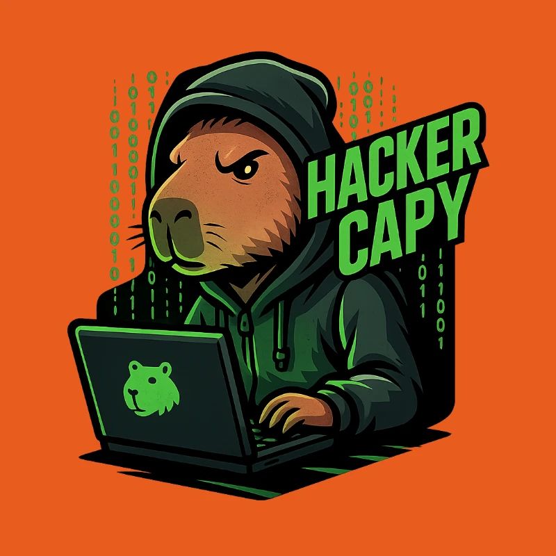 Hacker Capy – Cyber Capybara Tech 