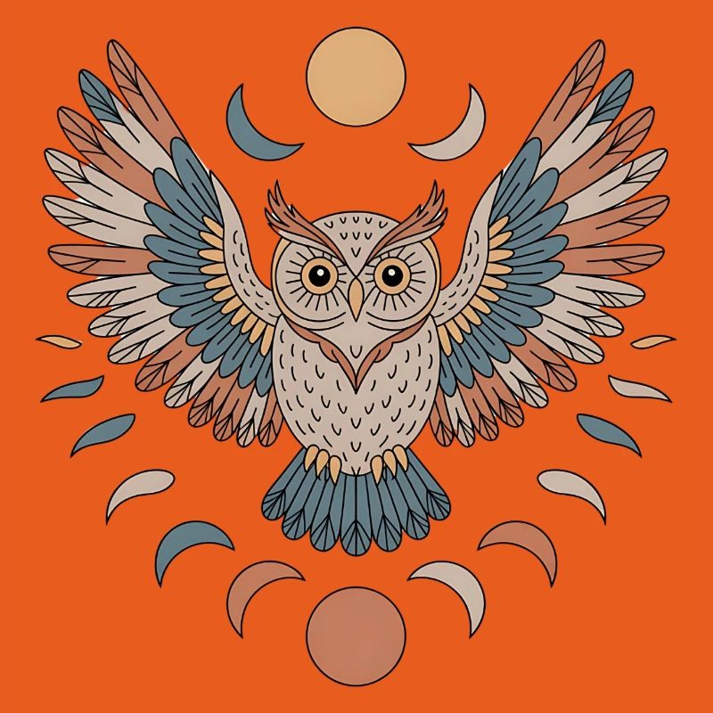 Boho Eule
