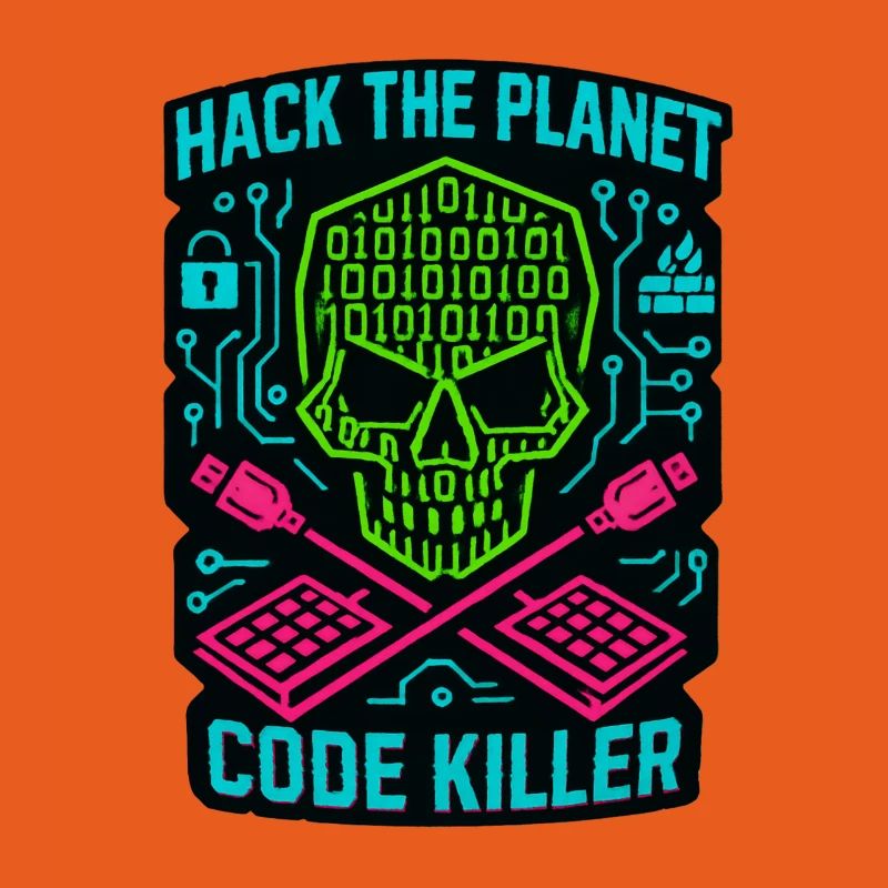 Hack the Planet Code Killer - Cybersécurité