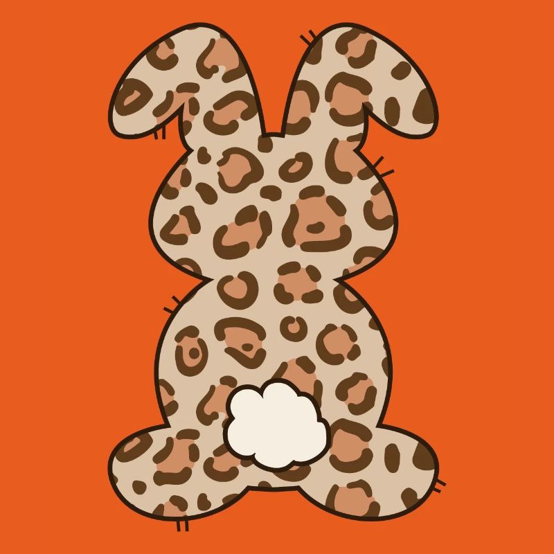 Leopard Pattern Rabbit Easter for Kids