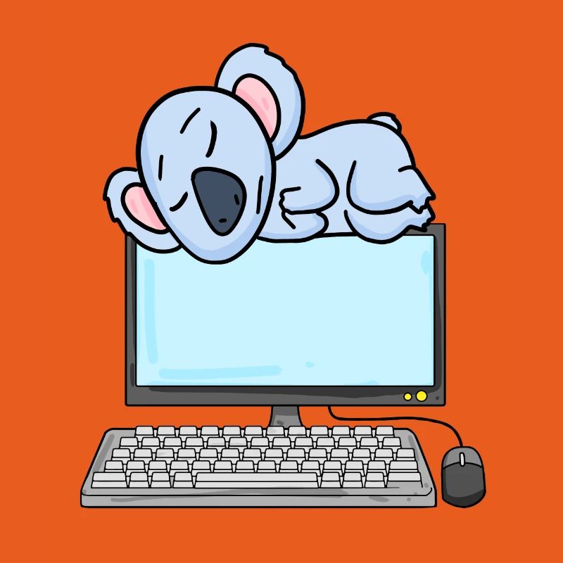 Koala Computer Nerd Programmeur Cadeau