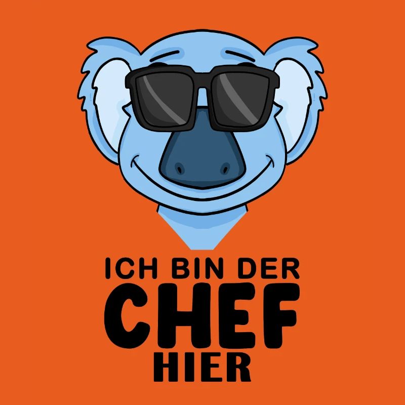 Cooler Koalabär Chef Spruch