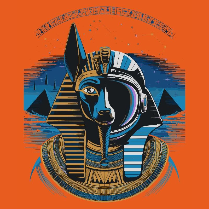 Conception hybride Anubis céleste