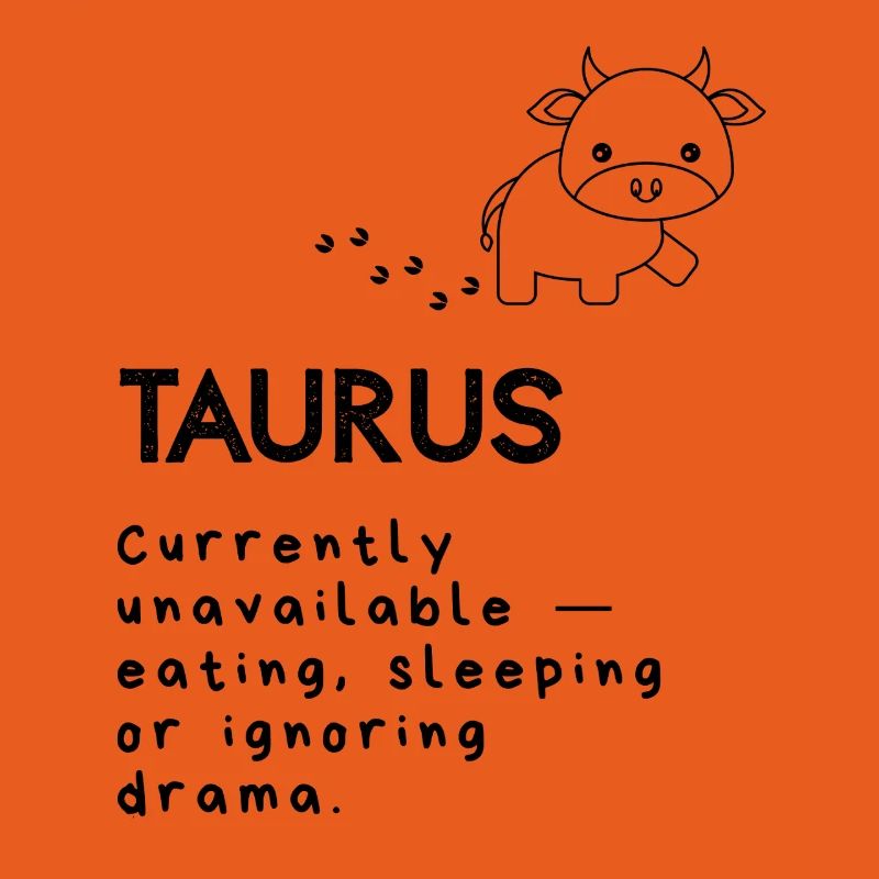Dessin animé mignon du Taureau - Mode sieste activé