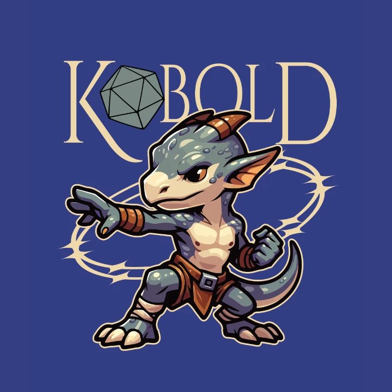 Kobold Warrior and Dice