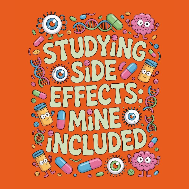 Pharmacist Student Studying Side Effects Science