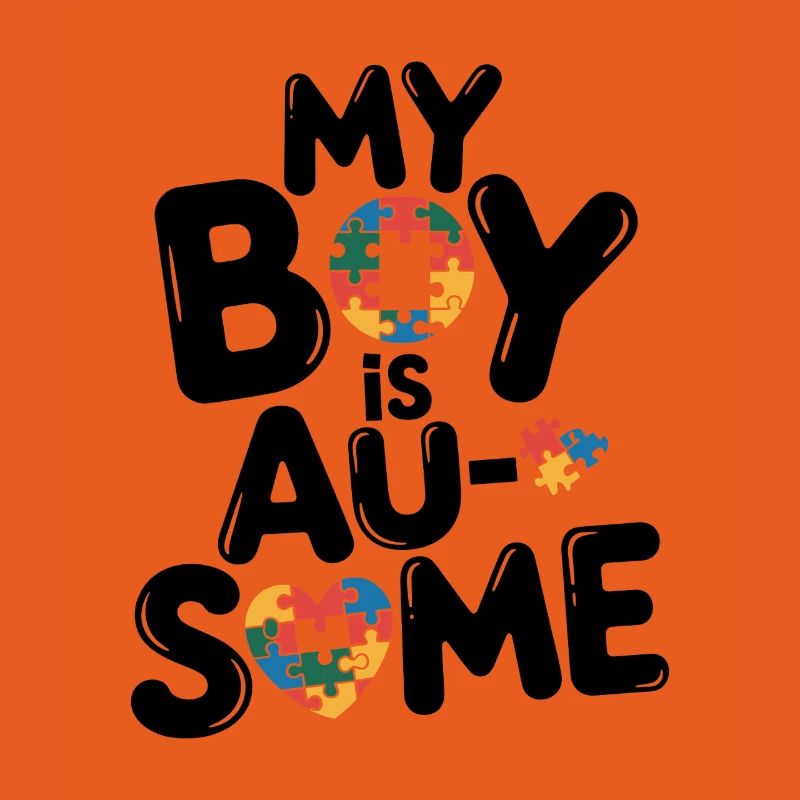 Regenbogen Puzzleherz Kreis Autism Awareness