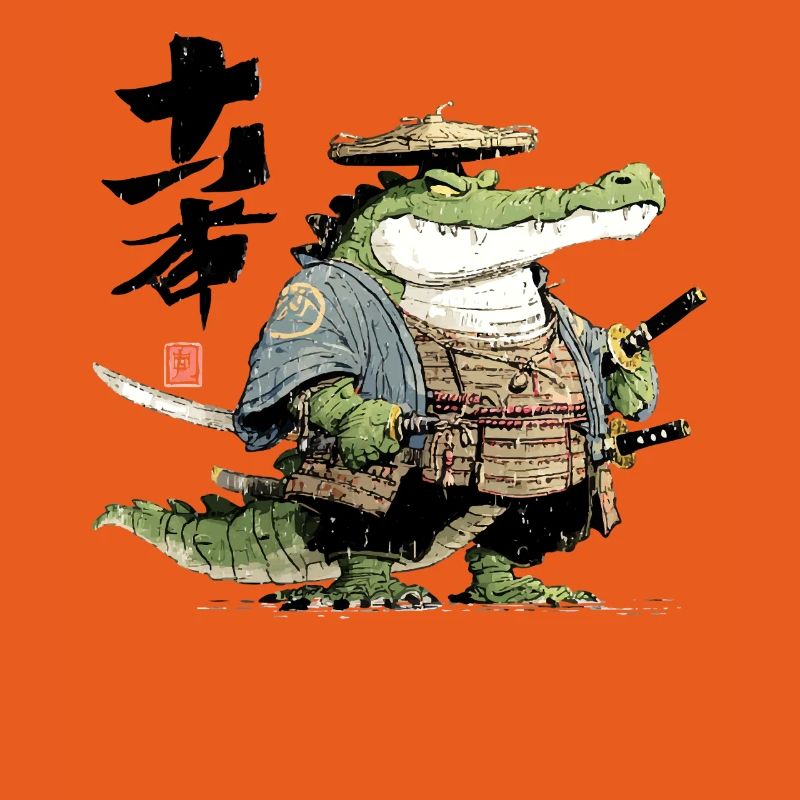 Alligator-Samurai-Duellant