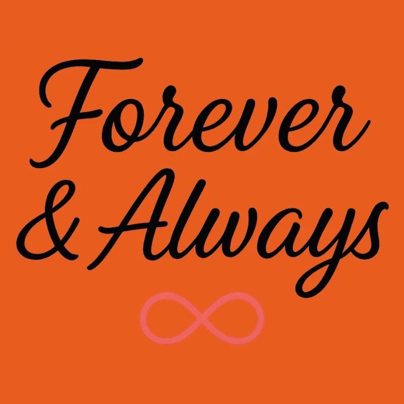 Conception de typographie de symbole de l’infini éternel