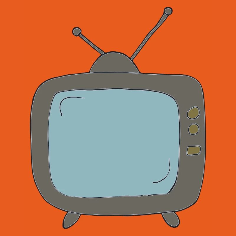 fernseher comicstyle