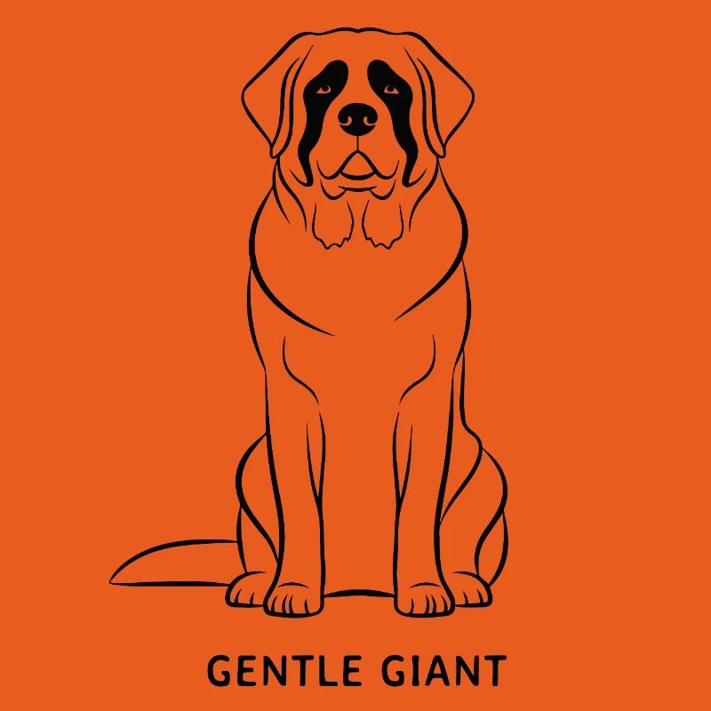 Saint Bernard, propriétaire de chien géant doux