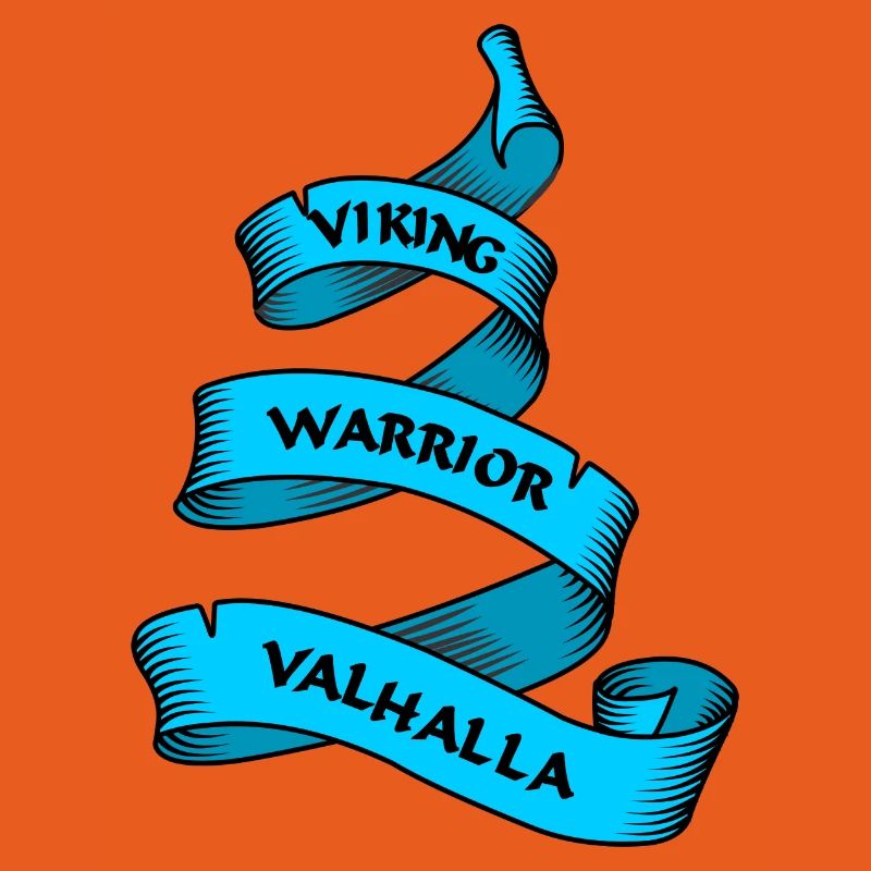 Wikinger Wimpel oder Banner blau