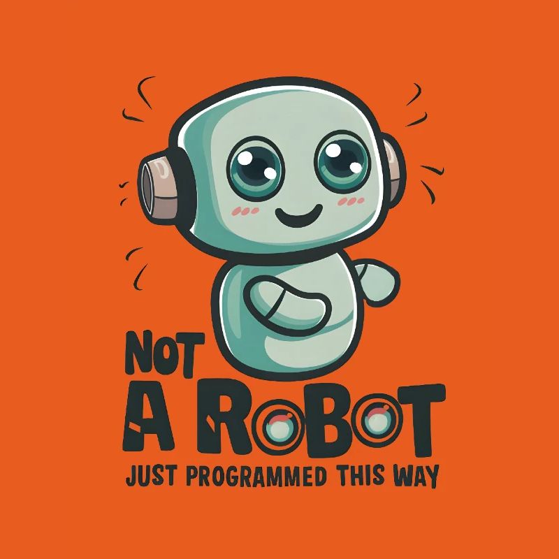 Not a Robot, Just Programmed This Way