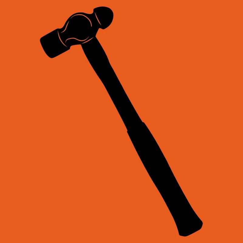 Kugelhammer oder Dellhammer Schattenbild