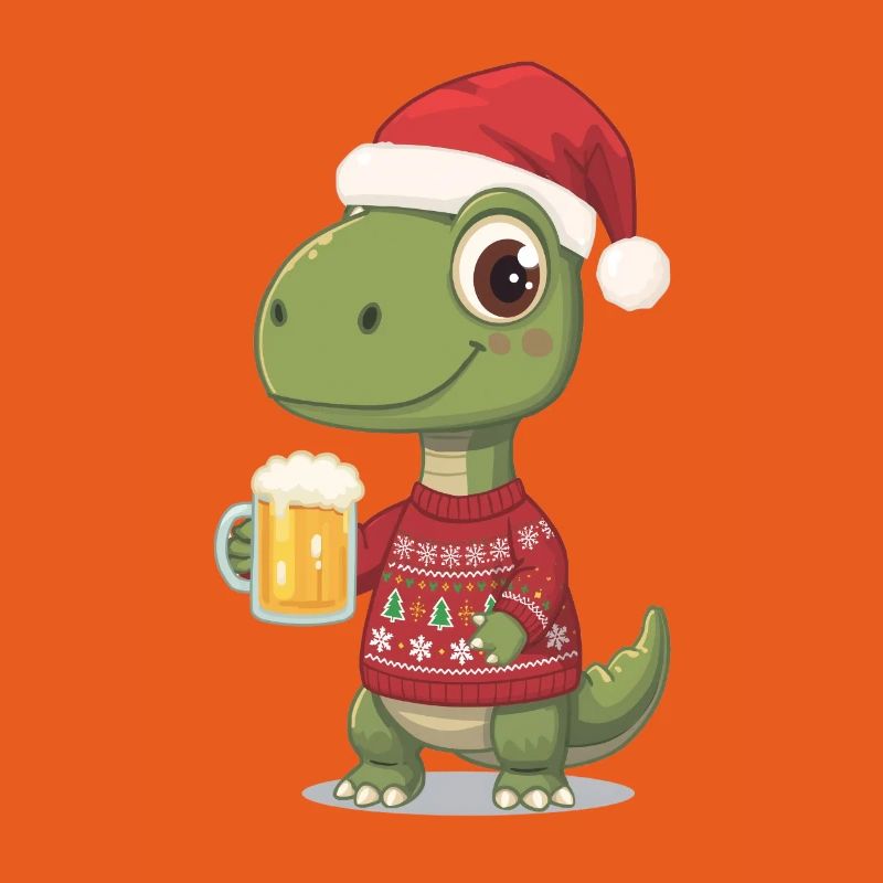 Dino Weihnachts-Festpullover
