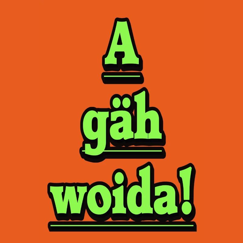 Neon Typo Stacking Design