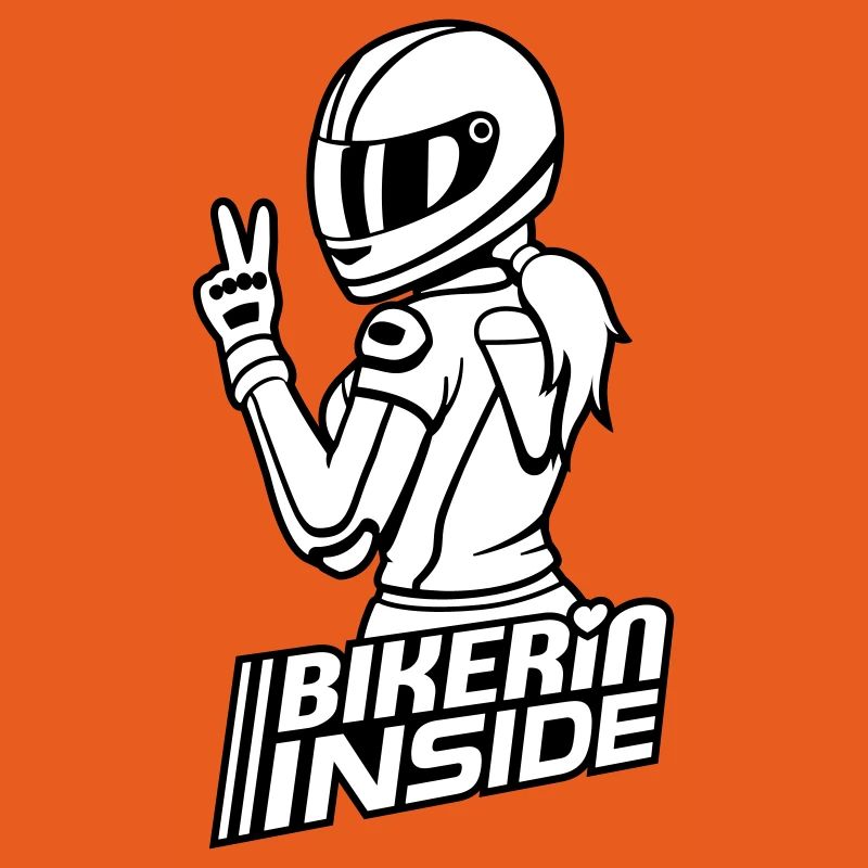 Biker inside (colors can be changed)