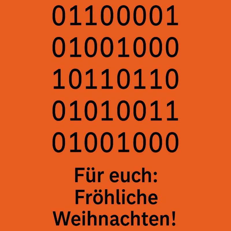Binary Code Weihnachtszauber