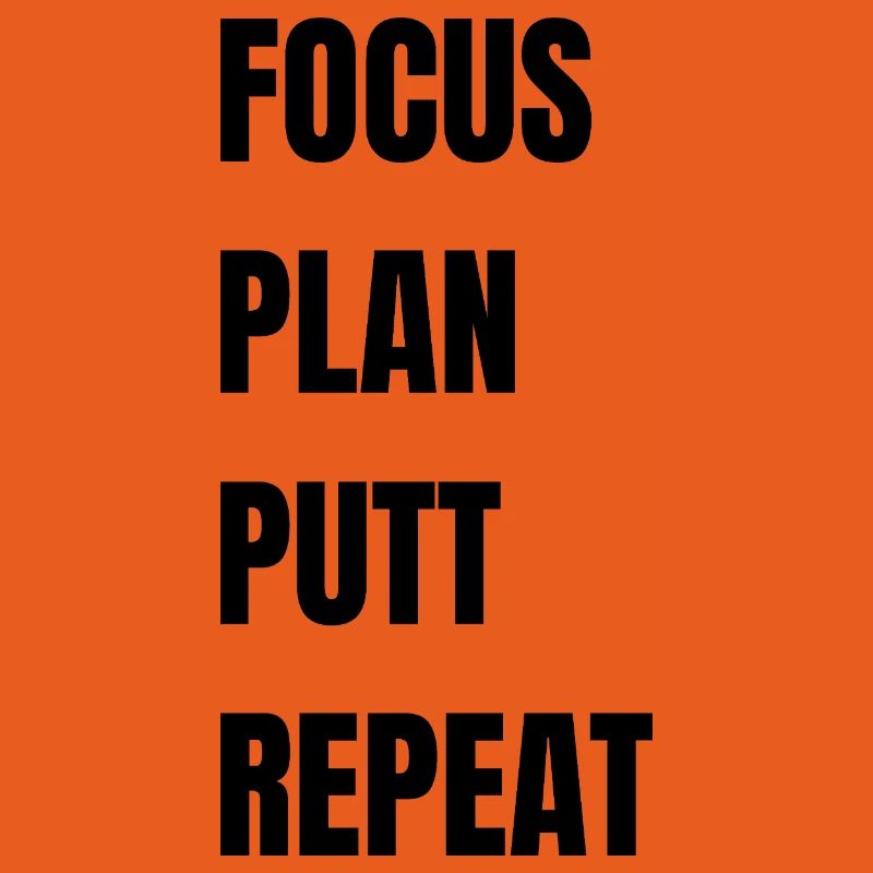 Répétition du putt du plan Focus Golf
