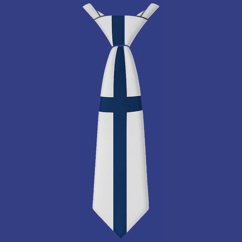 Cravate Finlande – Conception du drapeau