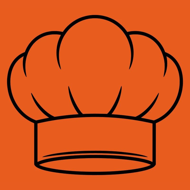 Chef Hat Vector Icon Design