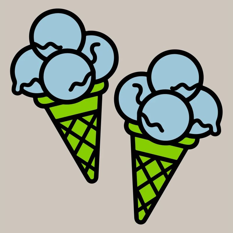 Crème glacée à la crème Eis
