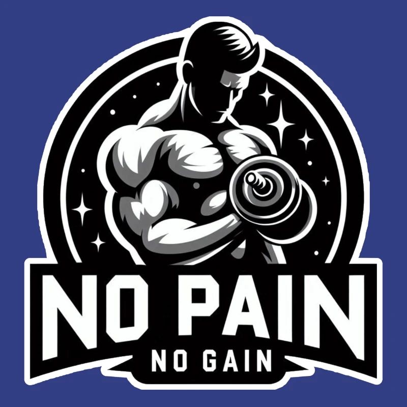 PAS DE DOULEUR - PAS DE GAİN - FORME PHYSIQUE - MOTIVATION - DEVISE