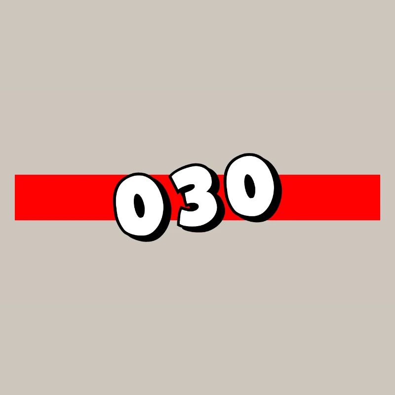 030 - Null Drei Null - Berlin - Area Code - Phone