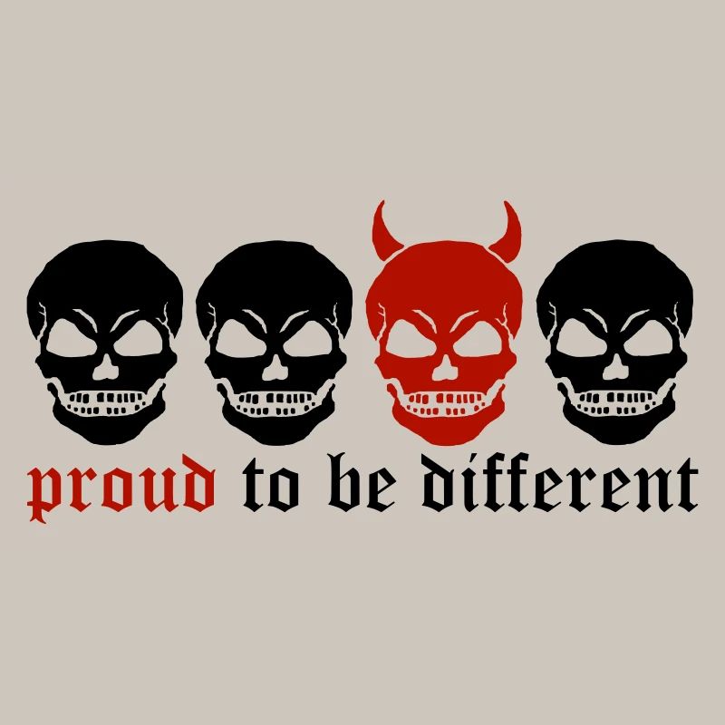 DIFFERENT SKULL - 2C