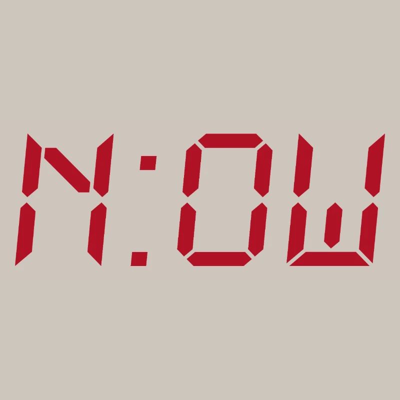 NOW – Typography Design without Background