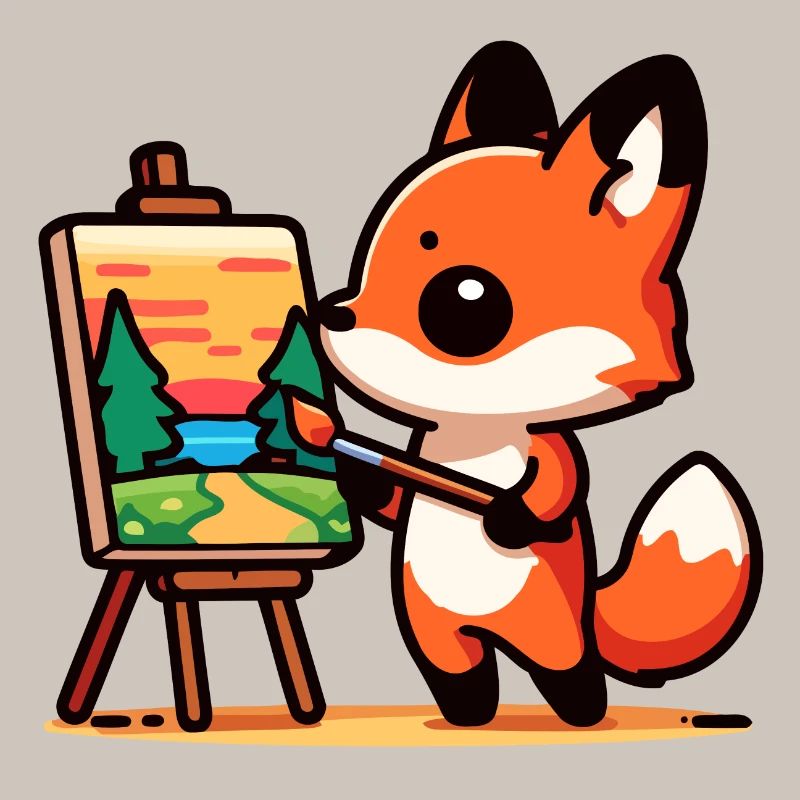 Fox Palette: The Forest Painter