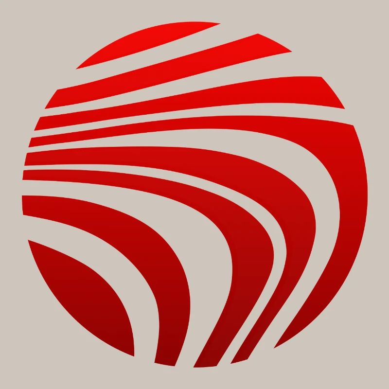 Psychedelic Pattern Red Gradient