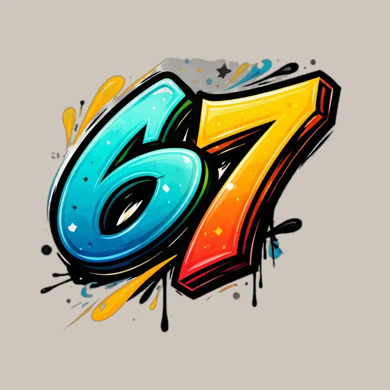 Explosion de couleurs Graffiti 67
