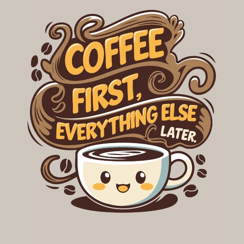 First coffee, then everything else
