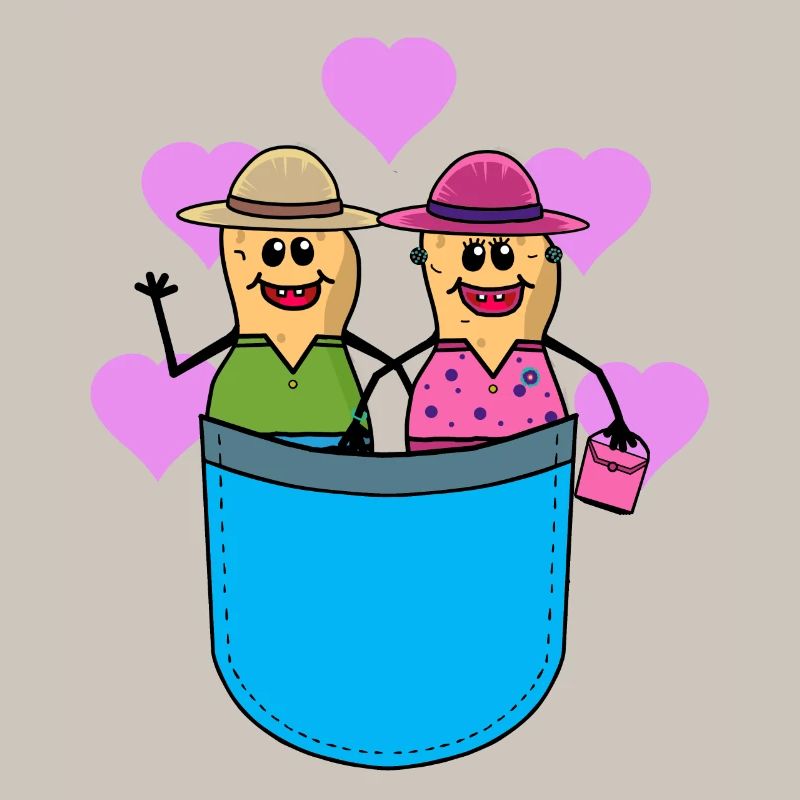 Erdnuss Ehepaar Ehemann Ehefrau Valentin