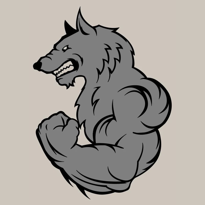 strong wolf