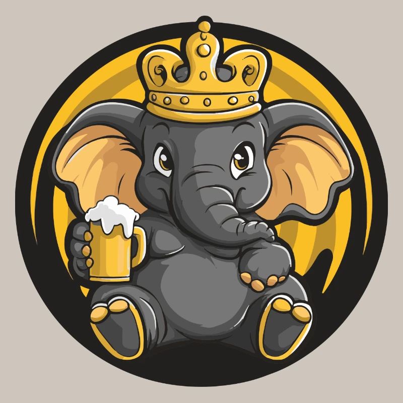 Elefant Bier Comic