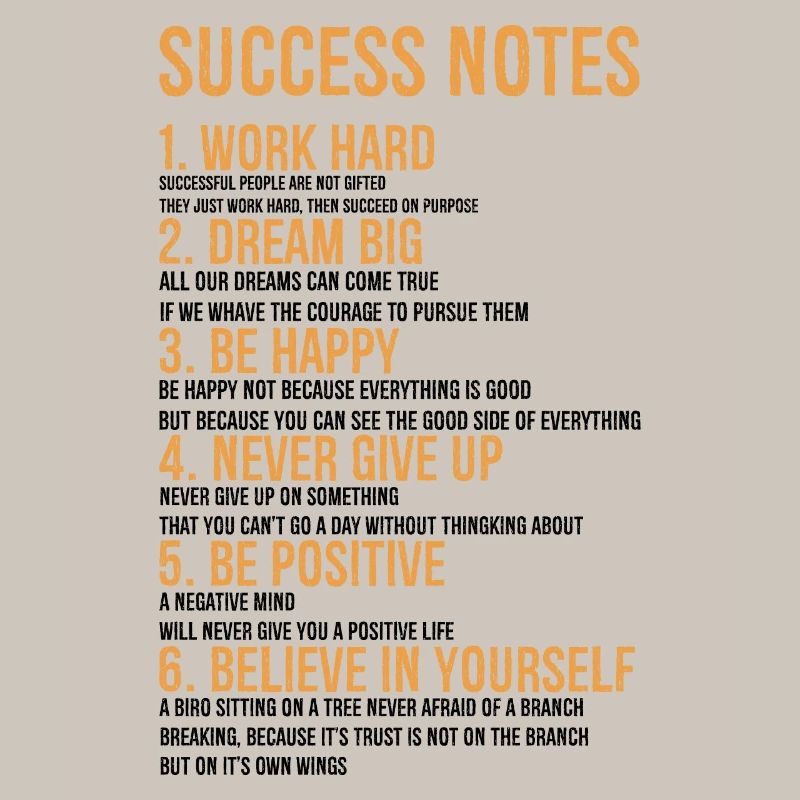 Success Notes