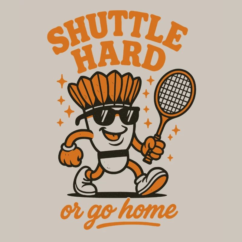 Shuttle Hard | Badminton Motivation Saying