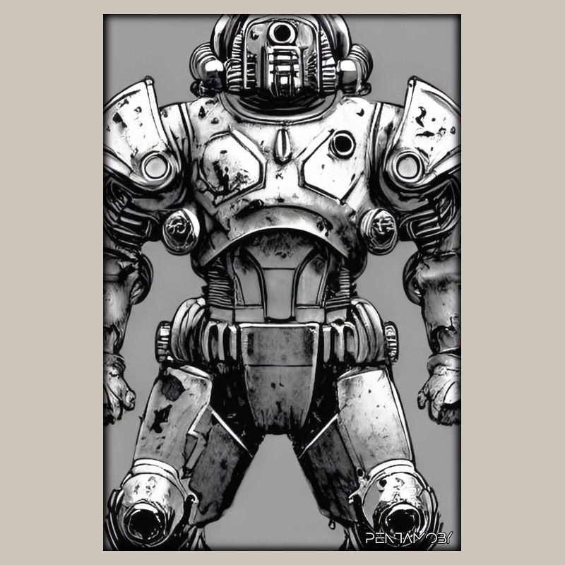 Kampfbot Robot Super Soldier Machine Warrior
