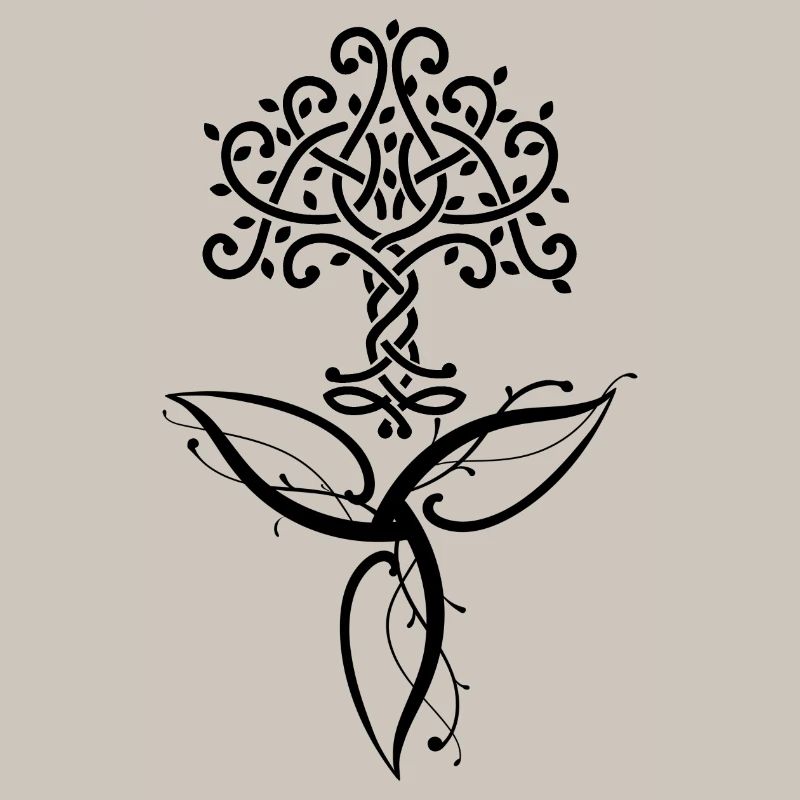 Celtic Ireland Viking Celtic Knot Pattern Tree